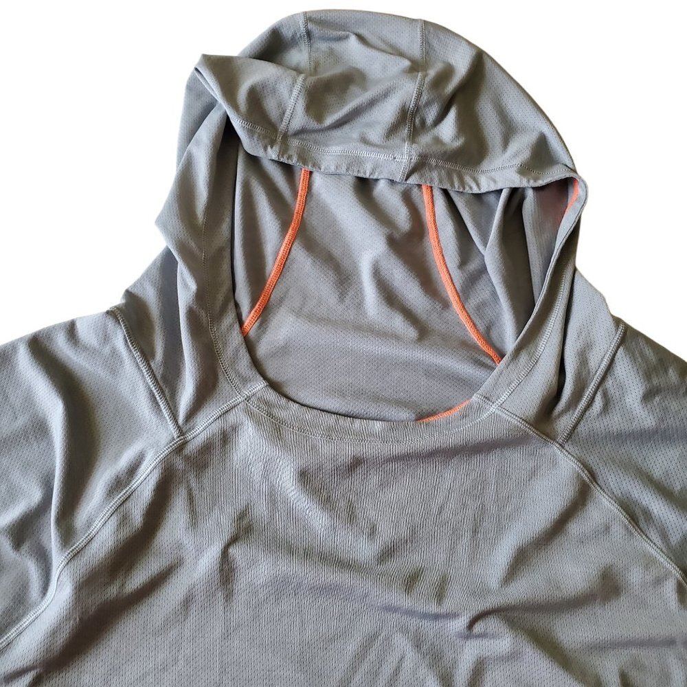 Athleta Hooded Short Sleeve Pull Over‎ Cover Up Blouse Medium - Picture 9 of 15